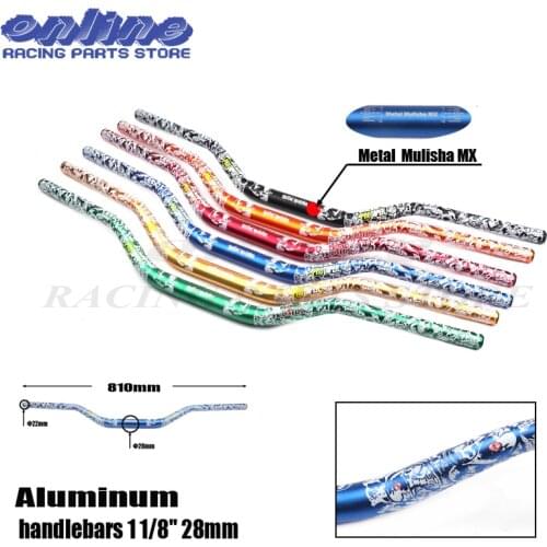 1 1/8" Fat Bar 28mm Handlebars Handle Bar For Motorcycle Motocross Pit Dirt Bike ATV CRF YZF KLX RMZ EXC universal