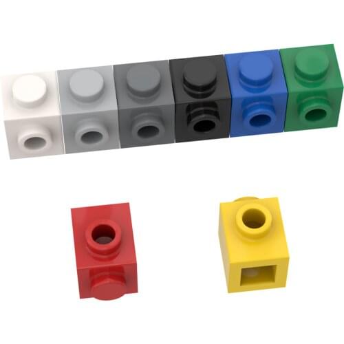 10PCS Building Blocks 87087 Bricks Special 1x1 with Stud on 1 Side High-Tech Brick Assembles Particles DIY Toy For Children Gift