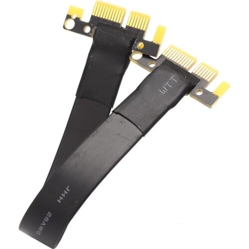 2021 New PCIe 3.0 x1 To x1 Male To Male Extension Cable Goldfinger To Goldfinger Signal Direct Jumper Risers Full Speed 8G/Bps