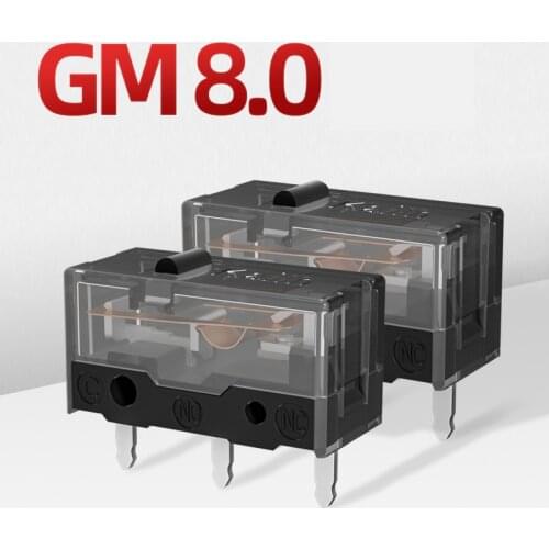 5PCS Kailh micro switch gaming mouse Micro Switch 3 Pin black dot used on computer mice left right button 80M life