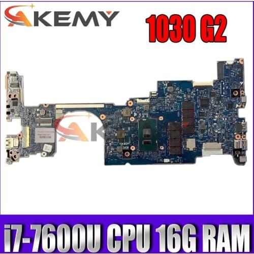 For CPU I7 7600U 16G HP EliteBook X360 1030 G2 OLDMAN-6050A2848001-MB-A01 Laptop motherboard 100% Test OK