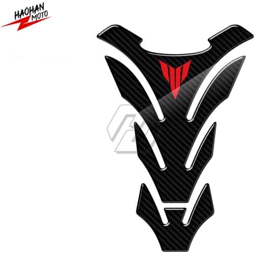 For Yamaha MT01 MT03 MT09 MT10 MT-09 Tankpad 3D Carbon-Look Motorcycle Tank Pad Protector