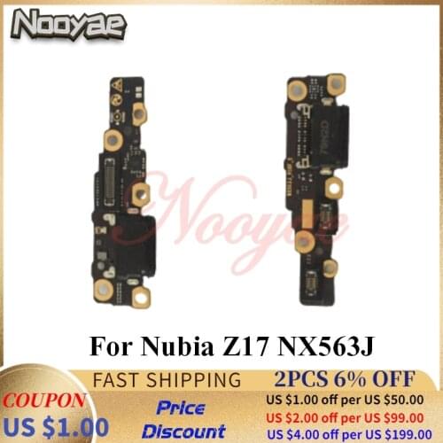 For ZTE Nubia Z17 NX563J NX563H / Z17mini NX569J NX569H USB Dock Charger Charging Port Flex Cable Board Connector