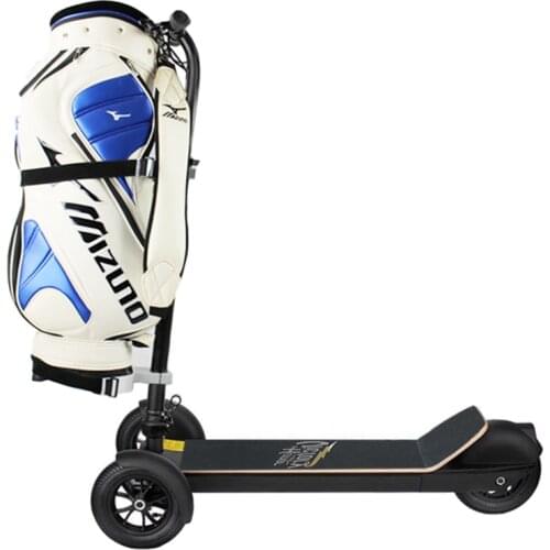 3 Wheel Golf Trolley Electric E Skateboard Self Balancing Scooter Long Range 500W Powerful Foldable For Club Free Shipping