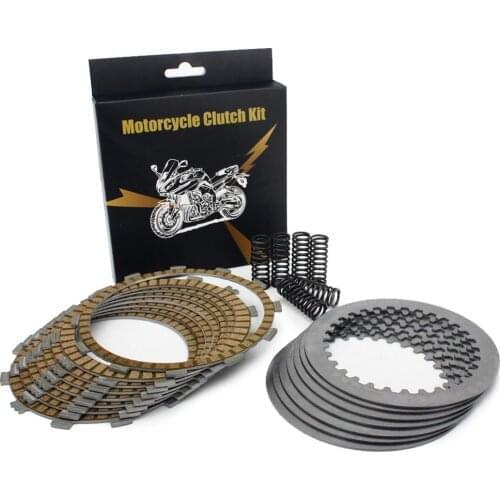 BIKINGBOY For Yamaha YFZ 450 07 08 09 8 Paper Clutch Friction Plate + 7 Steel Separator Plate + 6 Heavy Duty Spring Full Set