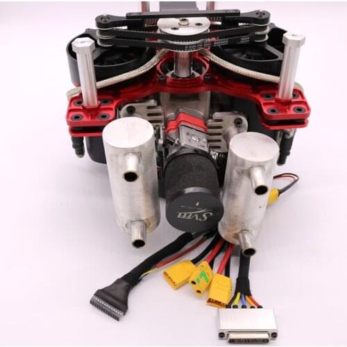 Svffi F3600 generator F3600 oil-electric hybrid powertrain assembly Aerial photography UAV frame long flight time airborne power