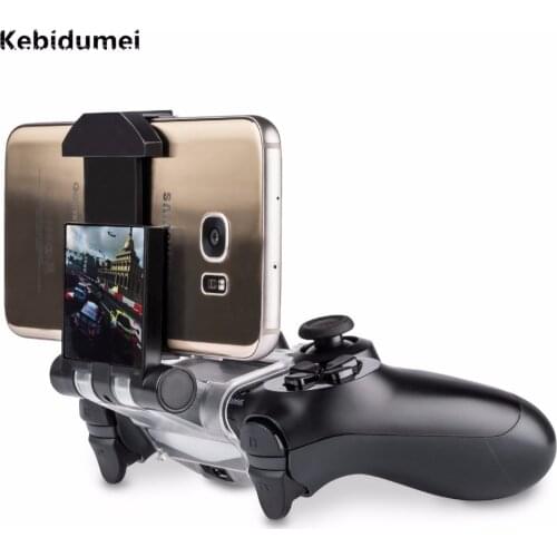 Kebidumei Gamepad Plastic Stand Cell Smartphone Game Holder Controller Clip Clamp For Playstation For PS4 Game Controller