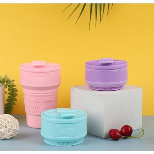 Coffee Mugs Travel Collapsible Silicone Cup Folding Water Tea Cups Outdoors