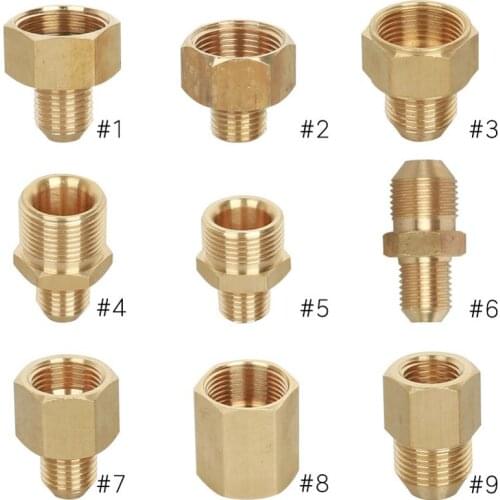 Brass Pressure Washer Adapter Male to Female Outlet Hose Coulper Fitting