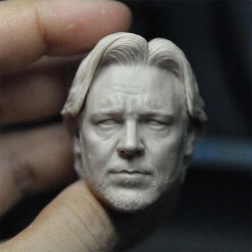 1/6 Scale Jor-El Unpainted Head Model for 12''Figures Body DIY Accessories