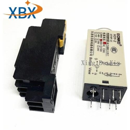 Free shipping H3Y-2 AC 220V Delay Timer Time Relay 30 Seconds Base