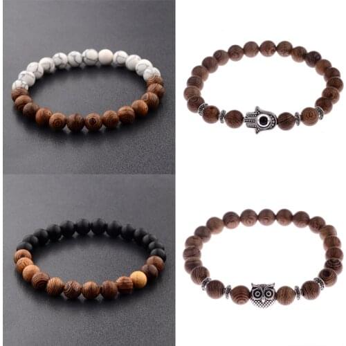 RINHOO FRIENDSHIP Wooden Bracelets