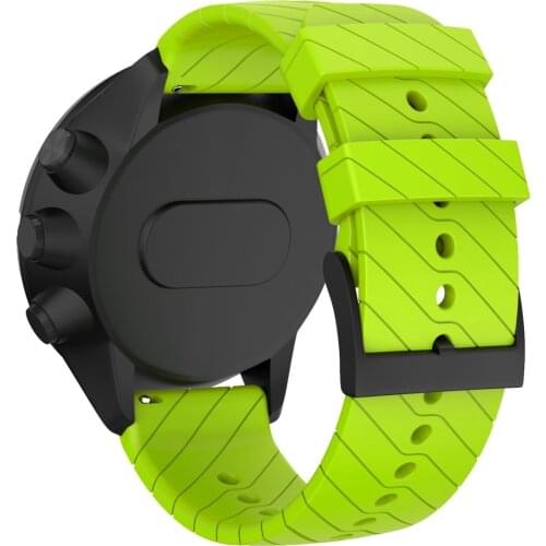 EiEuuk Silicone Watch Strap Compatible for Suunto 9/9 Baro Copper Sports Wristband Sports Bracelet Smartwatch Band