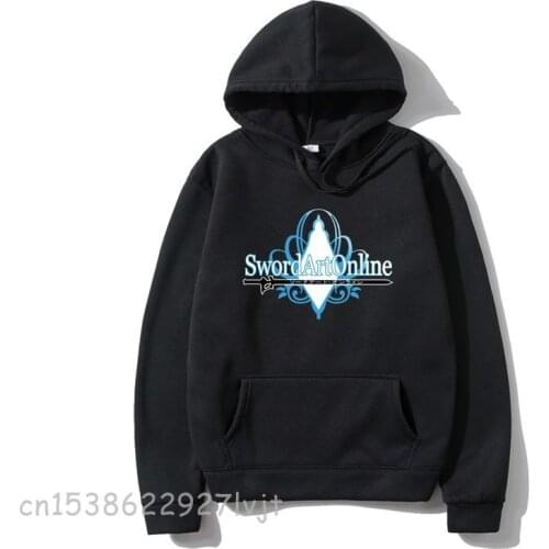 Sword Art Online Hoodie Sao Japan Hot Anime Hoodies Kirito Elucidator Dark Repulsor Hoody Men Swordsman Sweatshirt Clothing