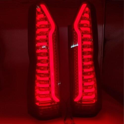 1Pair LED Tail Light Assembly For Toyota Hiace 2019 2020 Tail Brake Light Signal Lamps Reverse Light Rear Fog lamp