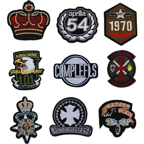 1pcs Fashion 3D Digital Patch Armband Outdoor Sports Embroidery Badge Wood Stripe Sticker Cloth Backpack Coat Denim