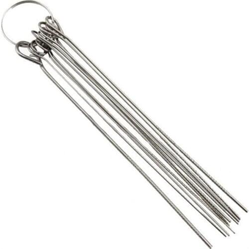 10Kinds/Set Stainless Steel Needle 80mm 0.7-1.3mm PCB Electronic Circuit Through Hole Needle Desoldering Welding Repair Tool