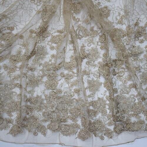 2020 3d flower embroidery tulle fabrics dubai fabric embroidery fabric designHY0771-7