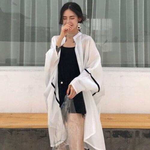 2021 Bohemian Summer Beach Wear Long Kimono Cardigan Chiffon Tunic Women Tops Blouse Shirt Femme Clothing Sarong Plage X120