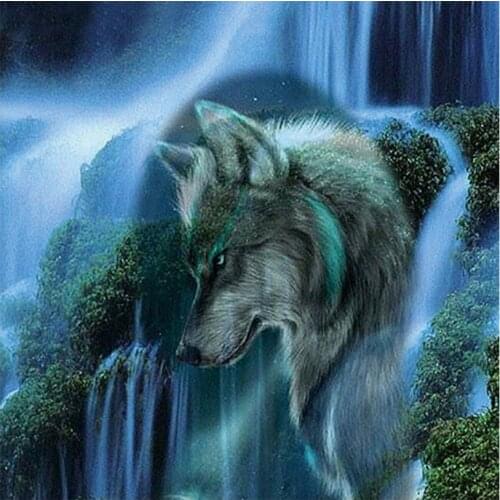 5D DIY Diamond Painting Cross Stitch Animal Diamond Mosaic Home Decoration