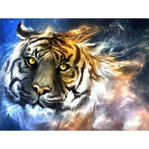 Diamond Painting Kits Tiger 5D DIY Full Round With AB Drill Diamond Embroidery Animal Craft Kit Home Decoration Gift Diamond Art