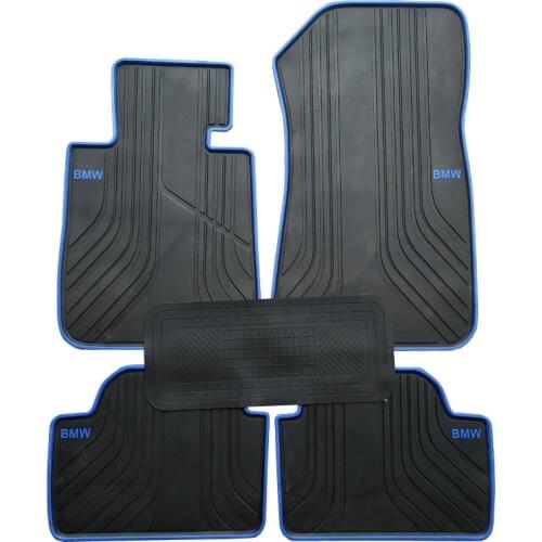 Car Floor Mats for BMW 1 Series F20 2012-2018 Year Custom No Odor Carpets Waterproof Rubber