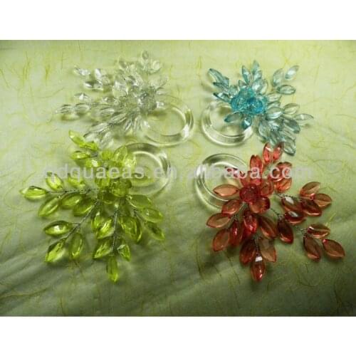 Beaded wedding napkin ring, napkin holder, decoration napkin ring