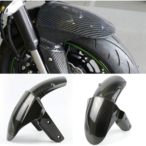 For Kawasaki Z800 Z1000 2014 2015 2016 2017 Splash Guard Fender Wheel Cover Tire Hugger Mudguard Motorcycle Parts Carbon Fiber