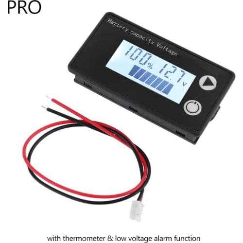 DC 8V-100V Lead Acid Lithium LiFePO4 Car Motorcycle Battery Capacity Indicator F1FC