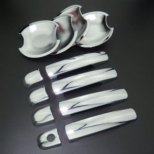 For Suzuki Grand Vitara 2005-2014 / SX4 1st Gen 2006-2014 / Swift 2005-2017 / Kizashi Chrome Door Handle Covers & Door Bowl Trim