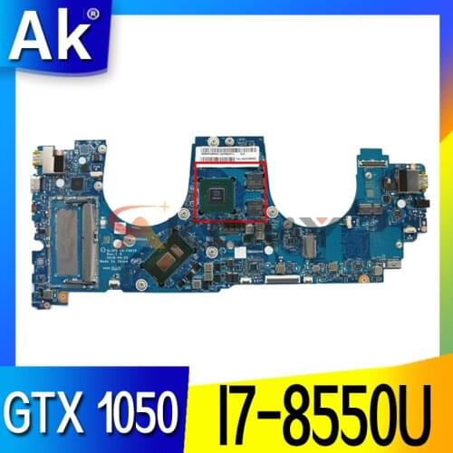 DLZP5 LA-F661P 5B20Q96463 For Lenovo Yoga 730-15IKB 15.6 inch Laptop Motherboard SR3LC I7-8550U CPU GTX 1050 GPU