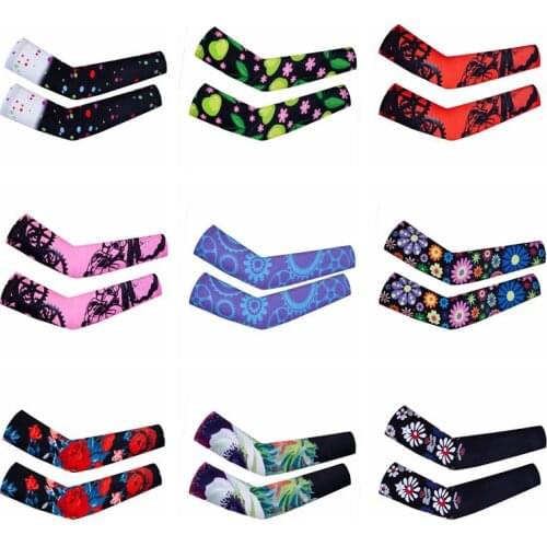 Women Cycling Arm Warmers MTB Bike Bicycle Sleeves Armwarmer UV Protection Ridding Golf Arm Sleeves