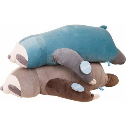 65-100CM Soft Simulation New Cute Stuffed Sloth Toy Plush Sloths Soft Toy Animals Plushie Doll Pillow for Kids Birthday Gift