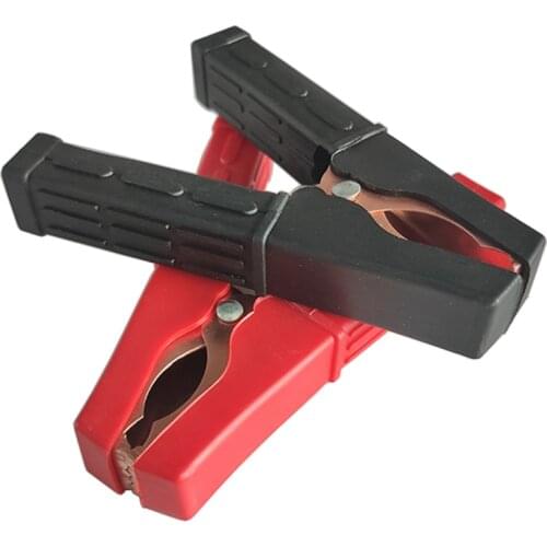 JKM 105mm Battery Clamp 100A Insulated PVC Rubber Sleeve Crocodile Clip For DIY Battery Cable Connector