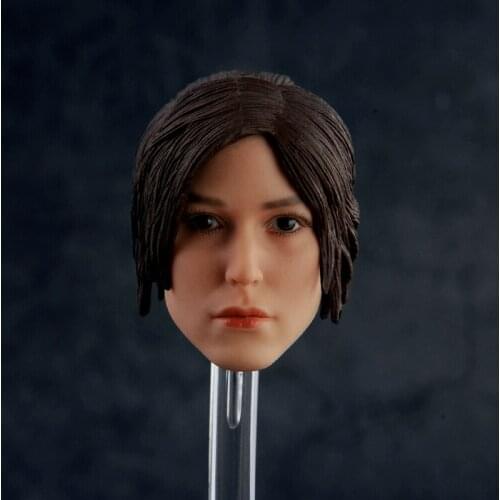 Collectible 1/6 Scale Jill Head Sculpt Craved With Hard Hair Model For 12" Female Action Figure Body Accessories In Stock