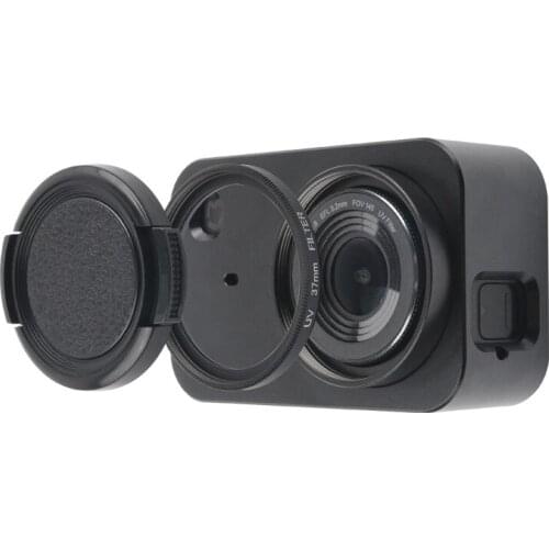 Housing Shell Aluminum Alloy Protective Cage with 37mm Filter Lens & Lens Cap & Screw for Xiaomi Mijia Small Camera