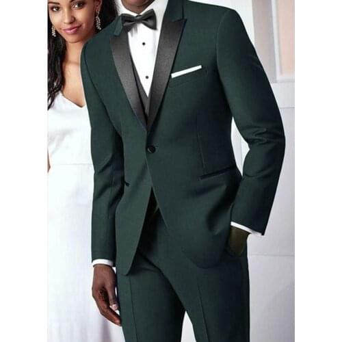 Spring Fashion Tailor Made Loose Style Suits Green Peaked Lapel Slim Fit Tuxedo For Wedding Dress Dinner Business Party Sets