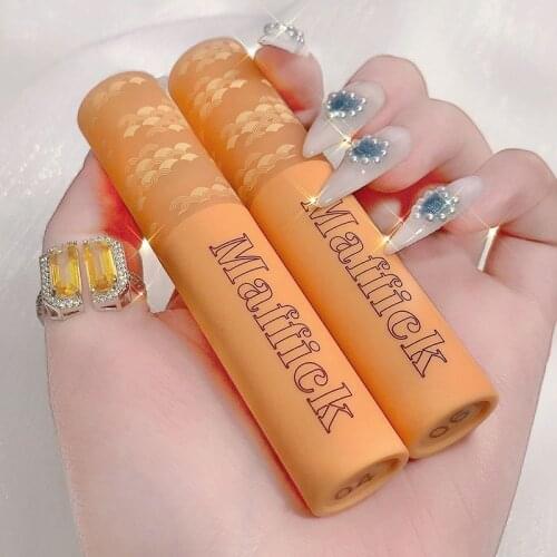 MAFFIC silky lip cream dark red brown colors for women lip makeup cosmetic long lasting waterproof vampire matte lip gloss AC390