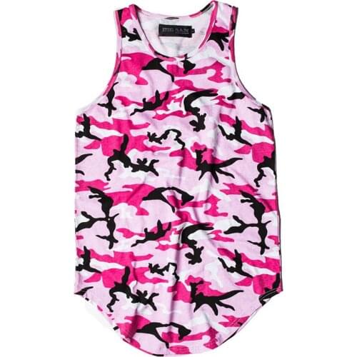 Military Camouflage Undershirts Men Perosonality Arm Hen Pure Cotton Undershirt Man High Street