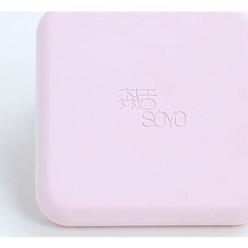 Natural diatomite soap dish absorb moisture to remove odor