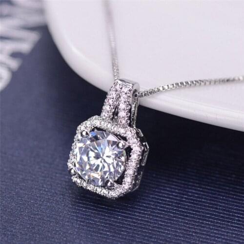 New Fashion Crystal Charm Pendant Jewelry Chain Chunky Statement Choker Necklace