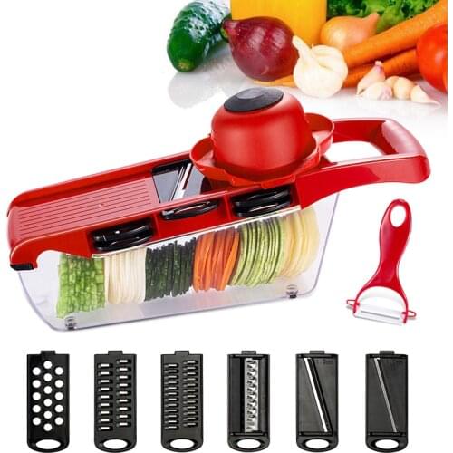 Vegetable Cutter with Steel Blade Mandoline Slicer Potato Peeler Carrot Cheese Grater vegetable slicer Kitchen Accessories