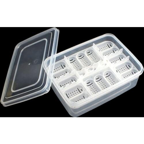 Reptile Egg Tray Reptile Egg Box Reptile Breeding Box Reptile Incubation Box Suitable for Hatching Snake Lizards Reptiles