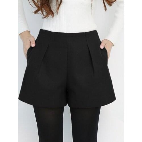 SeYionLer Women's Wool Shorts