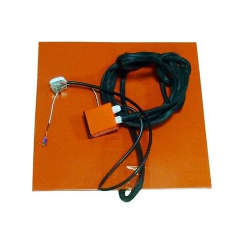 Silicone Heater 400mm x 400mm 220v 1000W for 3D Printer Heating Pad with Temperature Controller and Europe Plug