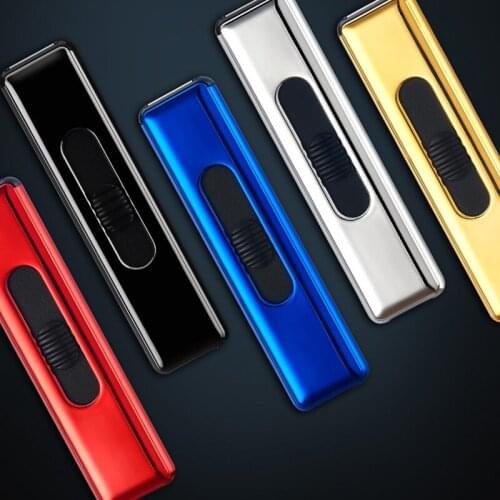 Toy Sports EDC Double Side USB Electronic Ignition Cigarette Lighter Light Weight Lighter No Gas Lighter New Plasma Arc Lighter