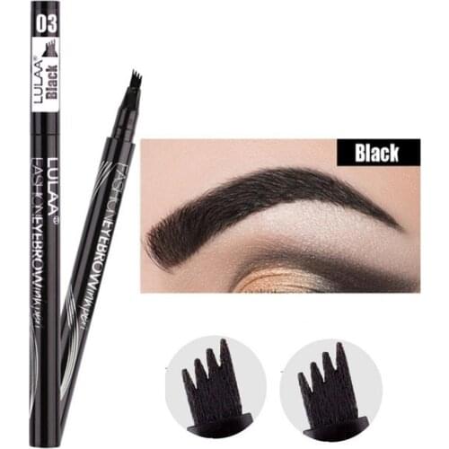 HOT ! 4 Colors Eyebrow Pen Long Lasting Waterproof Tattoo Eye Brow Pencil Microblading Eyebrow Pen Makeup Tools TSLM1
