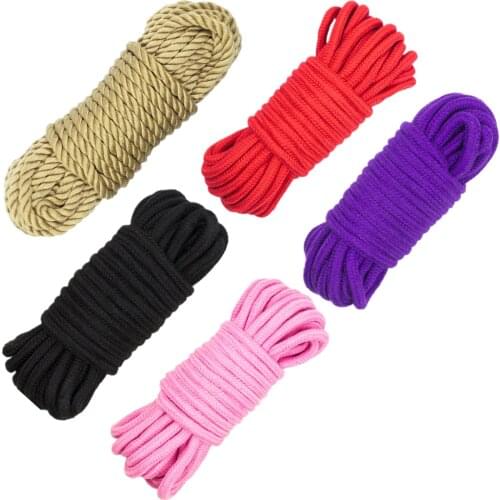 10m Soft Japanese Bondage Rope Sex Toys Binding Binder Bdsm Sex Restraint Slave Erotic Toys Exotic Accessories Toys for Adults