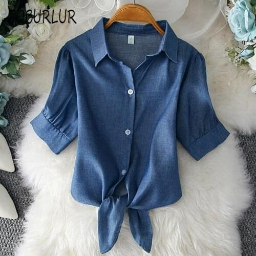 SOBURLUR 2021 Summer New Womens T-shirts Short Sleeve Oversize T shirt Crop Tops Woman Clothing Solid Color Blousas Female Tees