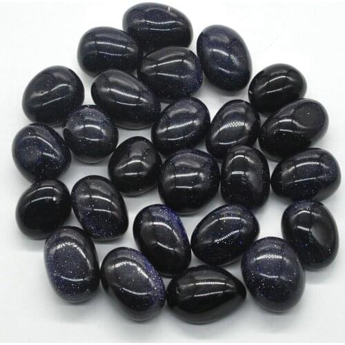 1/2lb Blue Goldstone Sand Natural Tumbled Stones Bulk Healing Crystals Reiki Polished Gemstones Supplies Aquarium Decoration
